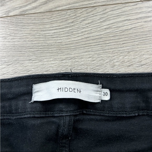 Hidden Jeans Frayed Hem Skinny Black Jeans - Picture 10 of 16